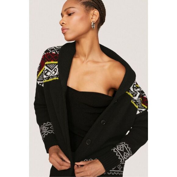 The Kooples Printed Cardigan - Picture 2 of 10